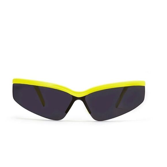 Jenny Bird The Visor Sunglasses Lemon yellow
 Shield frames Revolve $200 main image 6
